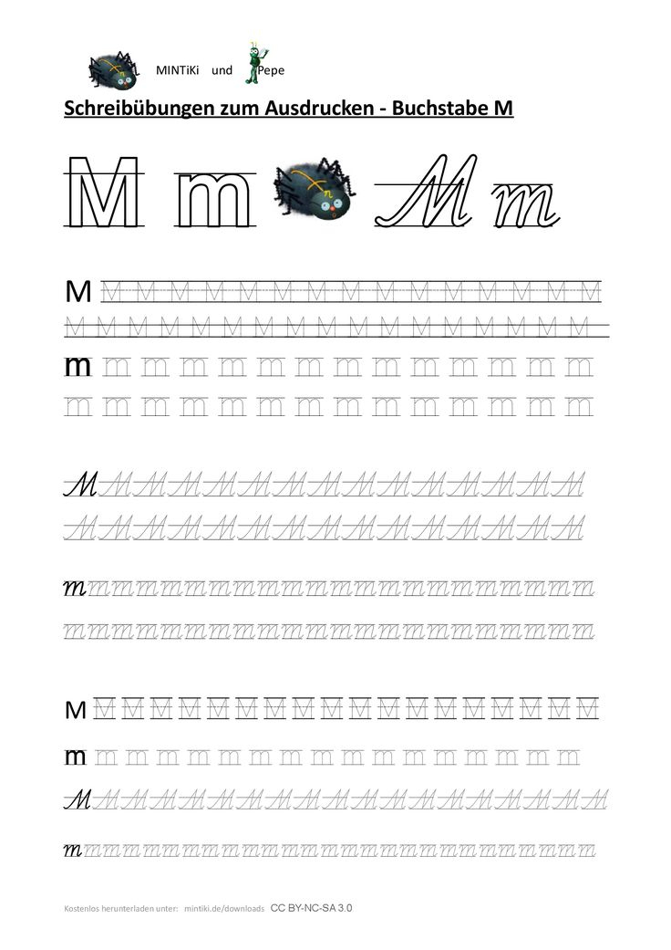 Downloads | | Schreibschrift M, Schreibschrift Üben mit Kalligraphie Arbeitsblätter