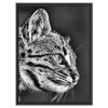 East Urban Home Bengal Cat Profile Framed Art Print über Kätzchen Zeichnen