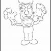 Frankenstein 8 Ausmalbilder Für Kinder. Malvorlagen Zum mit Simpsons Bilder Zum Ausmalen