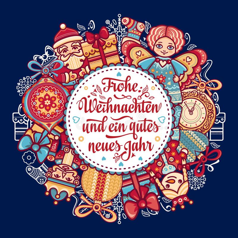 Frohe Weihnachten. Neues Jahr. Congratulations In German für Clipart Frohe Weihnachten
