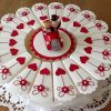 Hochzeitstorte/Gastgeschenke | Süßigkeiten Handwerk mit Torte Basteln Papier Vorlage