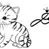 How To Draw A Cute Kitten 🐈 Süßes Kätzchen Zeichnen 🐱 bei Vorlage Tiere Zeichnen