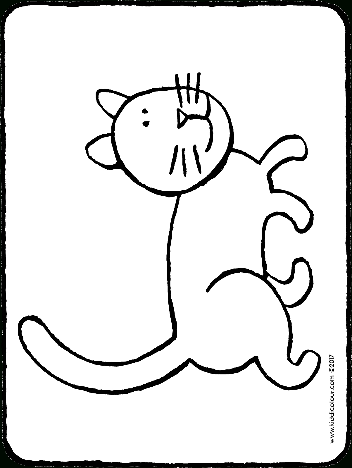 Katze - Kiddicolour verwandt mit Ausmalbilder Katzenbaby