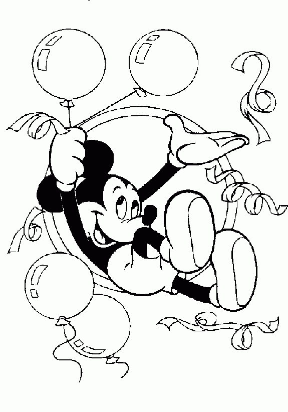Kids-N-Fun.de | Malvorlage Mickey Mouse Mickey Mouse über Mickey Mouse Malvorlagen