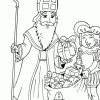 Kids-N-Fun.de | Malvorlage Sinterklaas Sinterklaas bei Samichlaus Zum Ausmalen