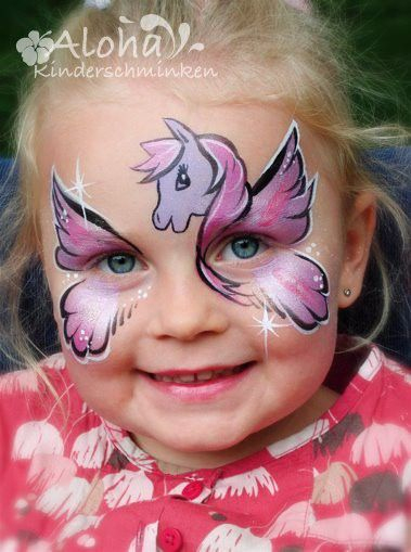 Kinderschminken Motive Für Ihre Kinderparty! | Kinder in Schminkvorlage Schmetterling