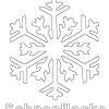 Kostenlose Malvorlage Winter: Schneeflocke Zum Ausmalen für Ausmalbild Schneeflocke