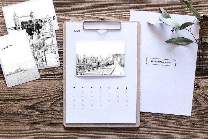 Kostenloser Kalender 2018 Download In Zwei Varianten verwandt mit Fotokalender Download