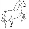 Kostenloses Pferde Ausmalbild Für Kleinkinder für Bilder Zum Ausmalen Pferd