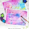 Malen Mit Kindern: Wunderbare Pusteblumen Mit Wasserfarben ganzes Kinderbilder Selber Malen