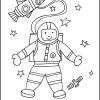 Malvorlage Astronaut - Ausmalbilder Zum Ausmalen innen Kinderbild Zum Ausmalen