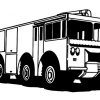 Malvorlage Feuerwehrauto - Kostenlose Ausmalbilder Zum mit Ausmalbilder Feuerwehrautos