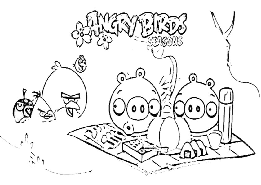 Malvorlagen Angry-Birds-20 | Ausmalbilder Malvorlagen innen Angry Birds Ausmalbilder