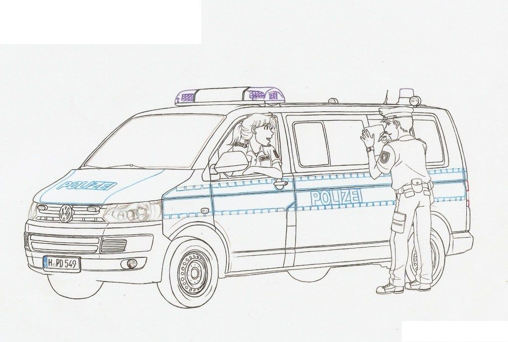 Malvorlagen Polizeiautos mit Polizeiautos Zum Ausmalen