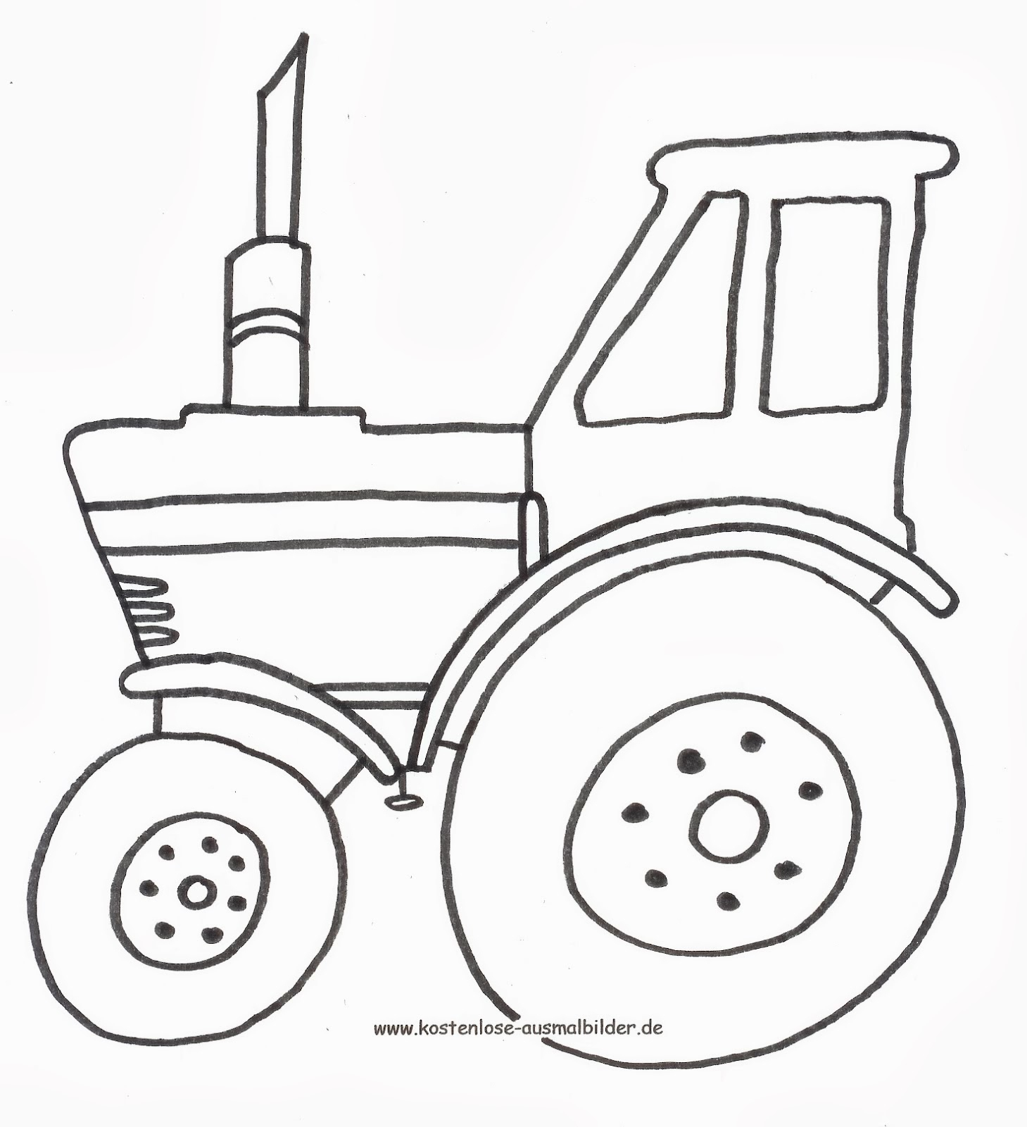 Malvorlagen Traktor für Trecker Bilder Zum Ausmalen