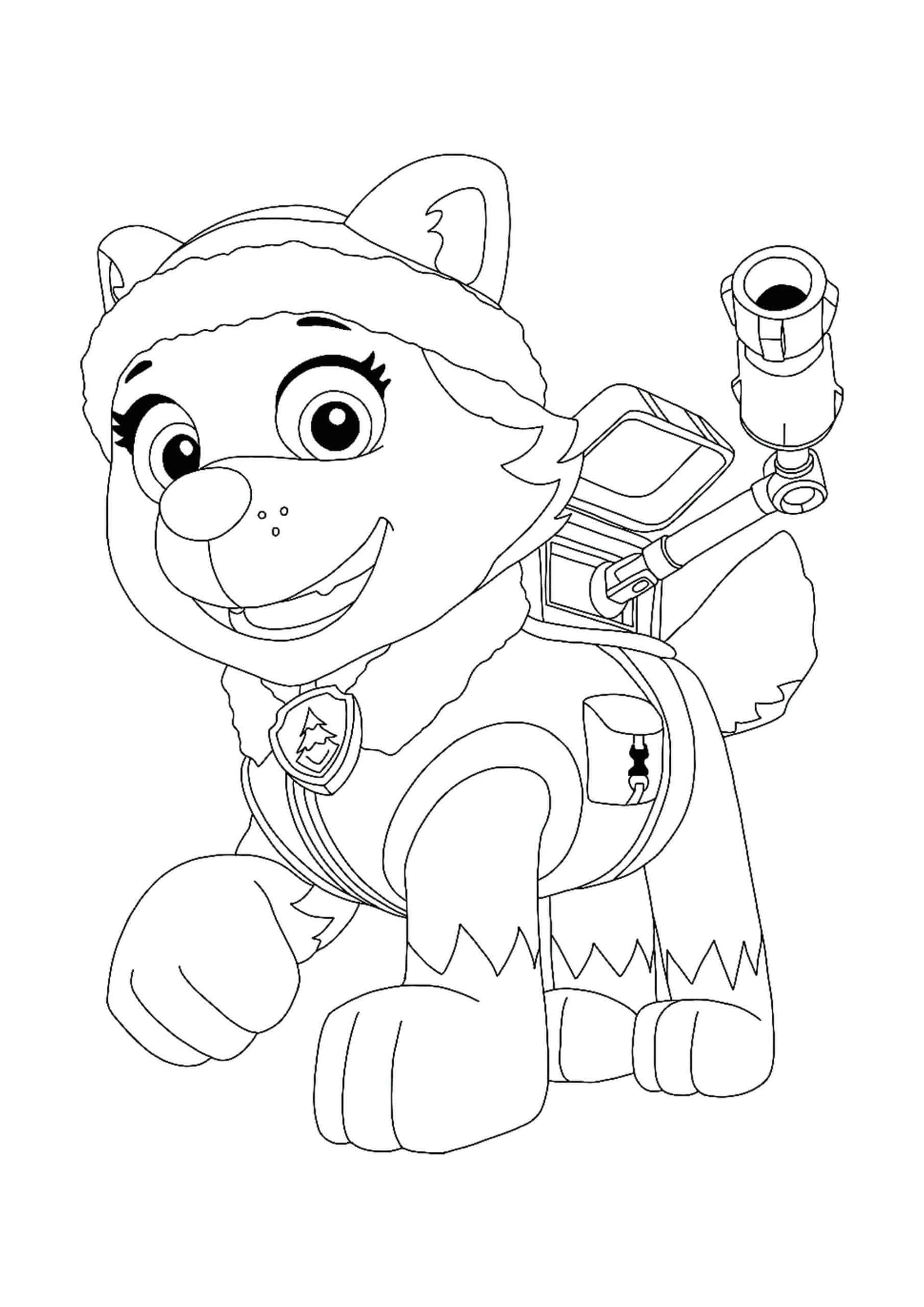 Paw Patrol Everest Coloring Pages - Coloring Home in Paw Patrol Ausmalbilder