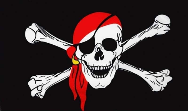 Pirat Mit Kopftuch Flagge 60X90 Cm | Diverse &amp; Fun-Motive in Piratenfahne Zum Ausdrucken