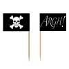 Piratenflaggen-Picker Für Muffins &amp; Sandwiches bestimmt für Piratenflagge Ausdrucken