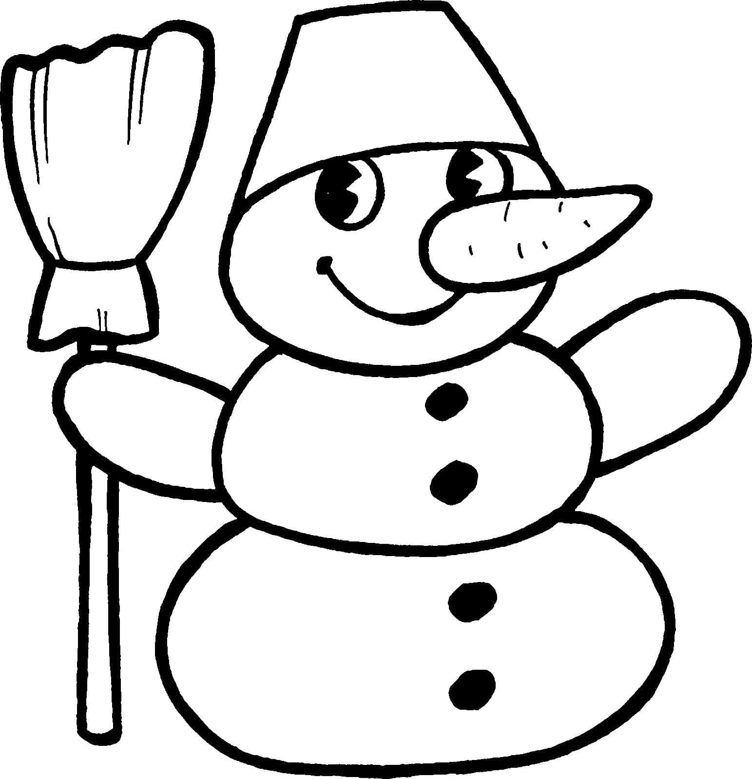 Snowman Coloring : Snowman Coloring Page Free Printable bestimmt für Ausmalbild Schneemann
