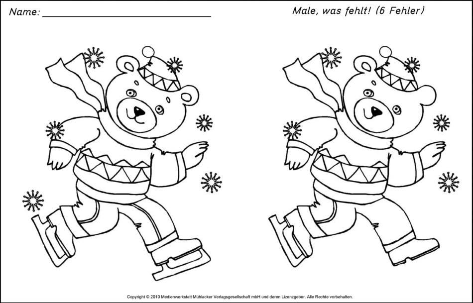 Teddybär - Fehlersuche 5 - Medienwerkstatt-Wissen © 2006 verwandt mit Fehler Im Bild Finden
