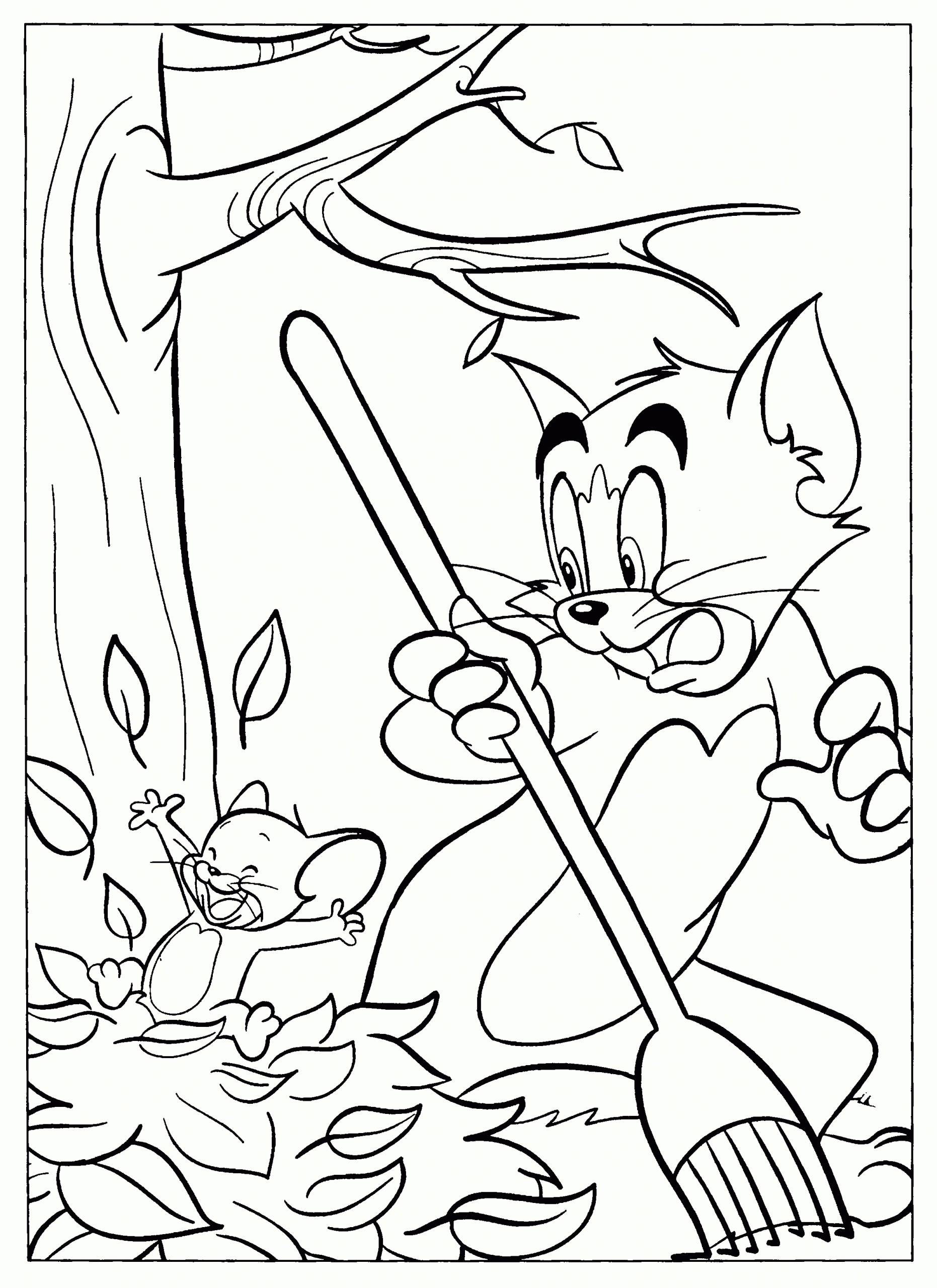 Tom Und Jerry Malvorlagen - Disneymalvorlagen.de bei Tom Und Jerry Ausmalbild
