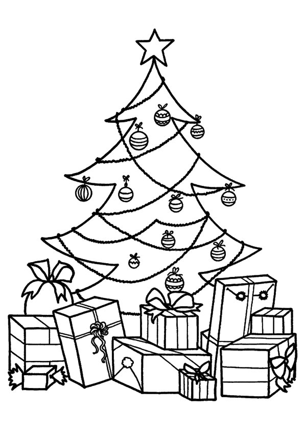 Weihnachtsbaum: Ausmalbilder &amp; Malvorlagen - 100% Kostenlos über Ausmalbild Weihnachtsbaum