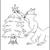 Weihnachtsbaum Und Der Weihnachtsfuchs - Ausmalbild über Ausmalbild Weihnachtsbaum