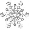 Winterbilder Mandala ️ Schneeflocken &amp; Weihnachtsbaum innen Schneeflocke Ausmalbild