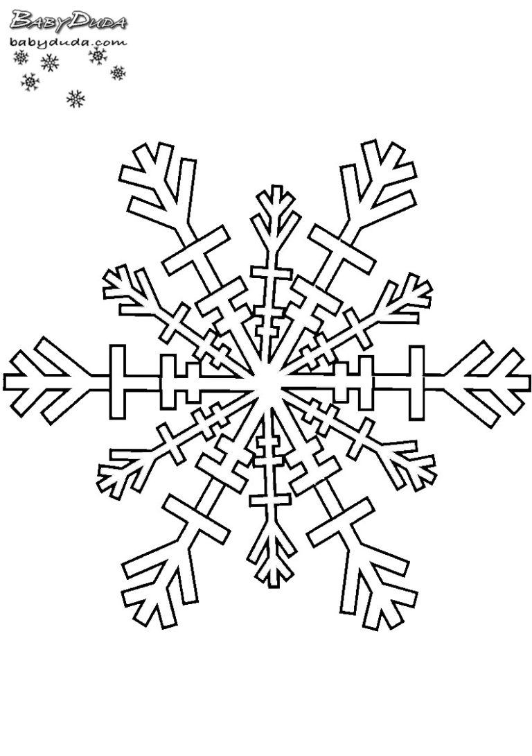 Winterbilder Mandala ️ Schneeflocken &amp; Weihnachtsbaum innen Schneeflocke Ausmalbild