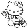 10 Best Hello Kitty Digi Stamps Images On Pinterest bestimmt für Dessin Peinture Coloriage