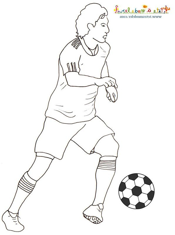 10 Incroyable Coloriage De Football Collection mit Coloriage Dessin De Foot