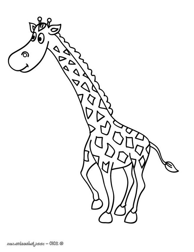 10 Typique Girafe Coloriage Stock En 2020 | Coloriage mit Coloriage Dessin Girafe