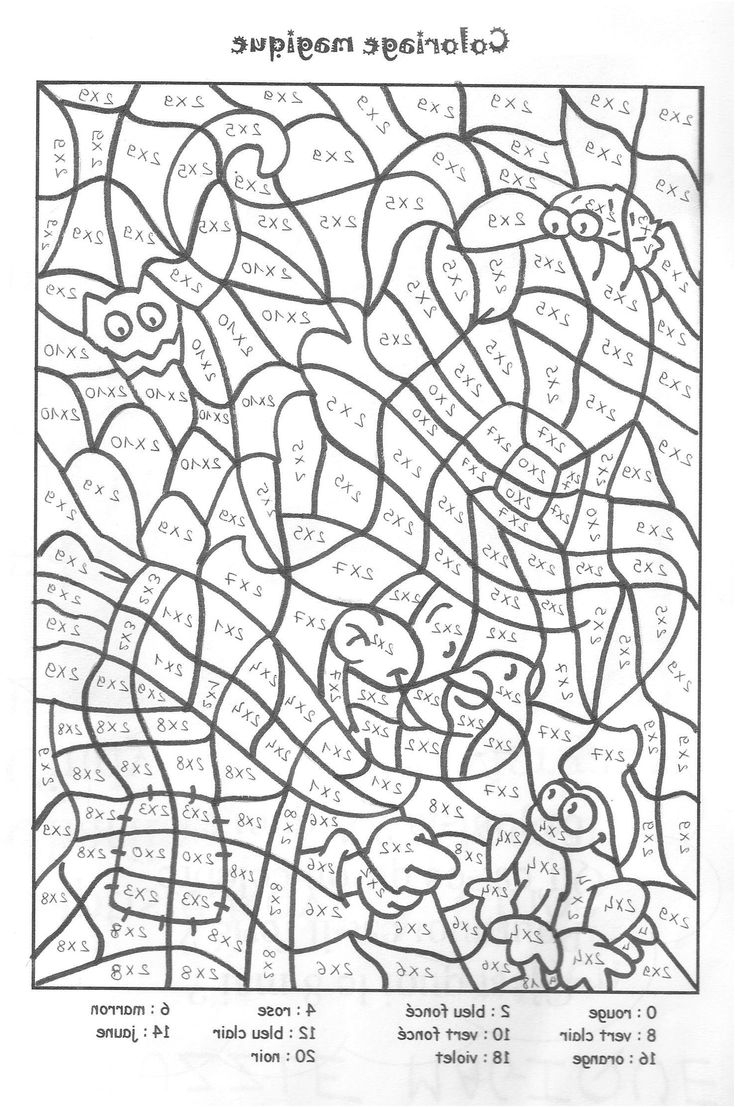 11 Belle Coloriage Magique Table De Multiplication Ce2 verwandt mit Coloriage Dessin Table