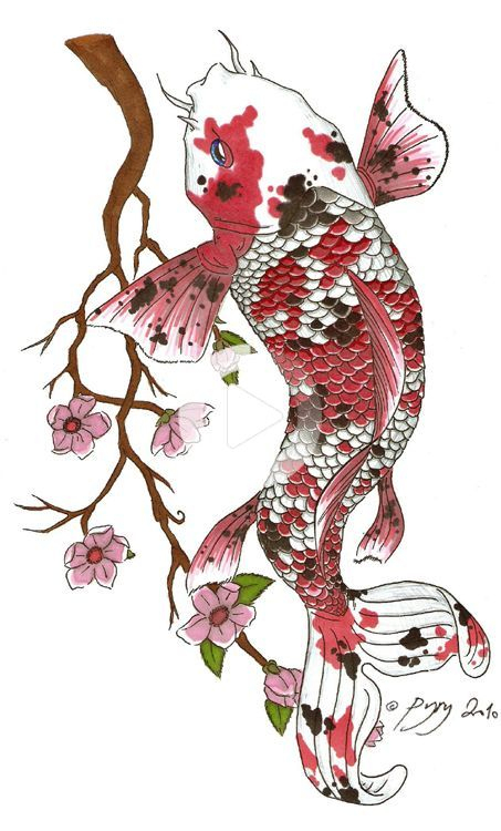 110 Meilleur Japonais Koi Fish Tattoo Designs Et Dessins über Coloriage Dessin Japonais