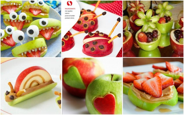 15 Lustige Apfel Snacks Für Kinder ;) - Nettetipps.de verwandt mit Obst Bilder Kinder
