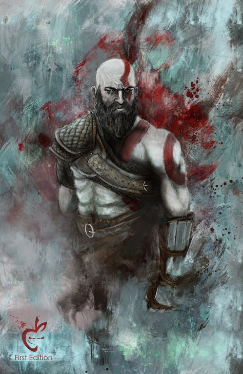 160 Idées De Kratos God Of War | Jeux Video, Dieu De La mit Coloriage Dessin Kratos