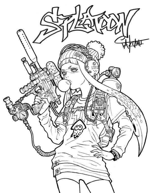 25 Splatoon Coloring Pages Selection | Free Coloring Pages für Dessin Coloriage Splatoon 2