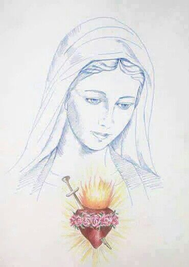 37 Idées De Dessins - Vierge Marie | Vierge Marie, Vierge ganzes Coloriage Dessin Vierge Marie
