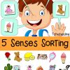 5 Senses Clipart Kindergarten, 5 Senses Kindergarten innen 5 Kinder Clipart