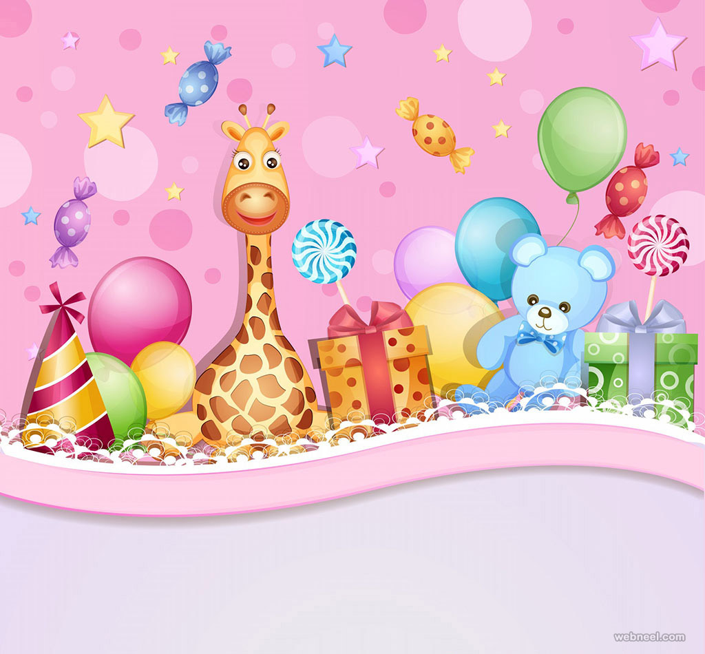 50 Beautiful Happy Birthday Greetings Card Design Examples innen Happy Birthday Bilder Kinder