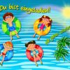 8 Einladungskarten Schwimmen Geburtstag Kinder ganzes Geburtstag Kinder Bilder Kostenlos