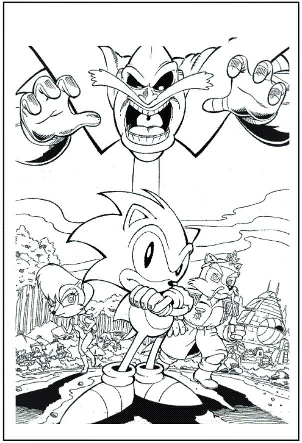 97 Dibujos De Sonic Para Colorear | Oh Kids | Page 2 über Y A Colorier