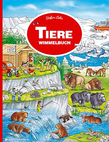 9783947188161: Tiere Wimmelbuch: Kinderbücher Ab 3 Jahre innen Bilderbuch Kinder 3 Jahre