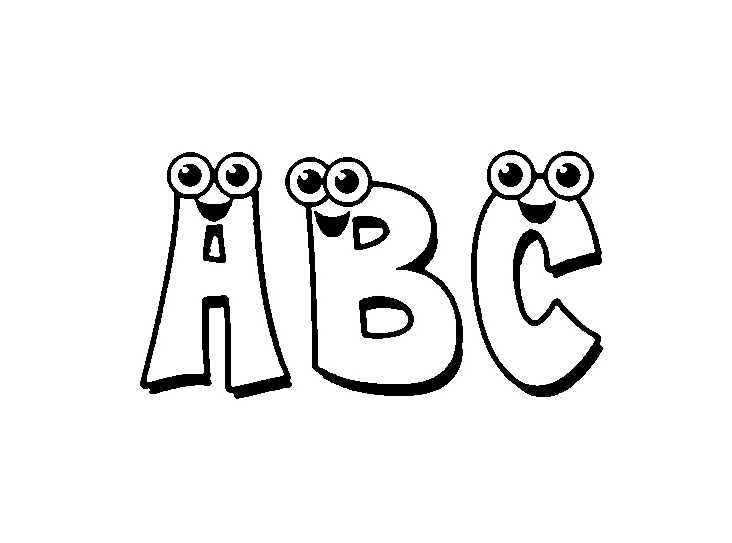 Abc Malvorlagen - Alphabet Kinder Für Ausmalbilder » Super innen Kinder Bilder Vorlage
