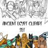 Alte Ägypten Elemente Clipart Set. Digitaler Download | Etsy in Ägypten Bilder Zeichnen