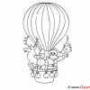 Ausmalbilder Für Kinder Zum Ausdrucken Heissluftballon bestimmt für Kinder Bilder Ausdrucken