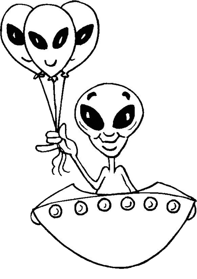 Ausmalbilder Kinder Aliens 6 ganzes Ufo Bilder Kinder