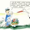 Cartoon-Karikatur-Muttertag-Storch Cartoon Comic - Roth bestimmt für Umweltschutz Bilder Kinder
