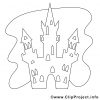 Château Clip Art Gratuit - Halloween À Colorier bei Coloriage Dessin Halloween Styler
