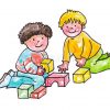 Children Playing Stock Image. Image Of Toys, Bright bestimmt für Spielende Kinder Bilder Comic